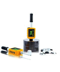 Dead Accurate Digital Leeb Pen Type Hardness Meter Featuring Hella Crisp OLED Screen, showcasing design and accessories for metal testing.