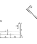 Heavy Workhorse Machine Dust Bellow Cover For Industrial Guide Rails Built Different With Tri Proof Nylon and PVC Shield technical drawing and dimensions.