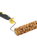 Heavy Duty Texture Paint Roller For Wall Decorating Featuring Eco Friendly Foam ideal for smooth coating over drywall.