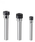 Heavy Duty ER Collet Extension Rod To Lengthen Your Milling Setup For Precision Work With C8 Through C40 Sizes Including ER8 And Up, showcasing three sizes.