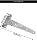Premium T Shape Door Hinge 316 stainless steel shown with dimensions 9.8cm by 20cm