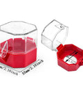 Emergency Stop Protection Cover For Push Button Switch Clear Transparent Box Type Button Shield Small 55mm Face Durable