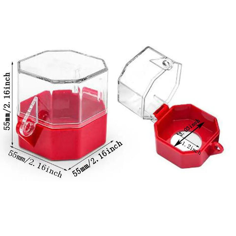 Emergency Stop Protection Cover For Push Button Switch Clear Transparent Box Type Button Shield Small 55mm Face Durable