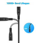 5 Foot UL Certified AC Power Cord Replacement For Scancut Dx Sdx325 Sdx330 Cutting Machine with 10000+ bend lifespan.