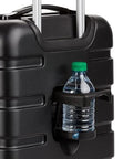 SwissGear 19-inch hardside carry-on luggage in black with side water bottle holder