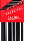 Long Series Hex L Key Allen Wrench Set 13 Piece SAE Inch Sizes From.050 To 3 Eighths Made In USA High Quality Industrial Grade Tools