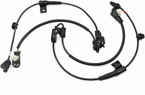 Dual Pack Abs Wheel Speed Sensors Front Left Right For Hyundai Sonata 2011 To 2014 Oem 598303S000 598103S000 with black wiring and connectors.
