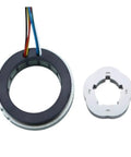 Front view of Plug And Play Variable Reluctance Resolver Sensor For Permanent Magnet Synchronous Motor, 52Mm Outer Diameter, 5 Pole Pairs, Shaft Bore 17Mm