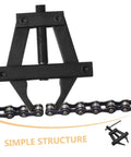 Heavy Duty Motorcycle Chain Tensioner Chain Adjuster Tool For Quick Bike Tune Ups Universal Fit gripping motorcycle chain.