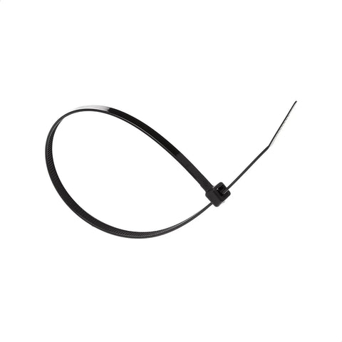 Heavy Duty Multi Purpose Cable Ties 12 Inch 300mm 200 Pack Black for Home Office Garden and Workshop Use Tether Cables Wires Tarps