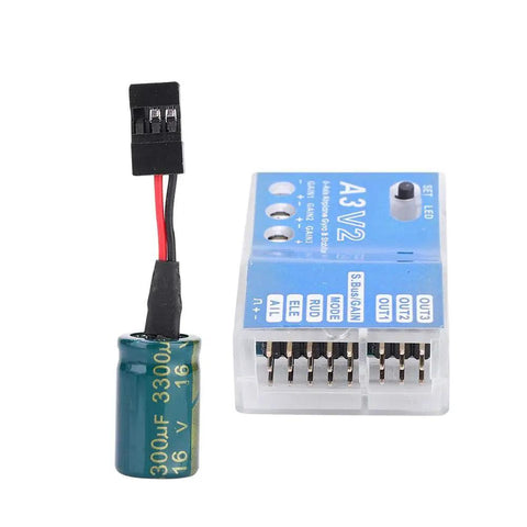 Flight Controller Stabilizer With Auto Hover And 3 Axis Gyro For RC Aircraft F50A A3 V2 System Plug And Play components