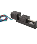 Rock Solid Mini Linear Rail Slide Actuator Featuring 50mm Stroke Premium Alloy Stepper Motion Stage Paired With Single Lead Screw Rod.