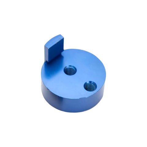 Blue component of Stretch Belt Installation Tool For European And Asian Cars Pro Grade Belt Tensioner Kit With Expanded Pin Config