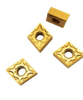 Pro Grade Carbide Turning Inserts CNMG431 CNMG432 Gold PVD Coated for CNC lathe machining steel and stainless steel
