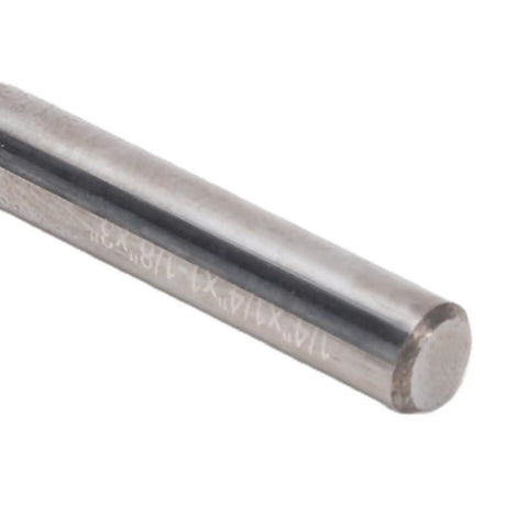 Fafeicy 1/4 Inch Shank Flush Trim Router Bit For CNC And Milling Tables With Precise 1 1/8 Inch Cutting Length, showing the tungsten steel shaft.