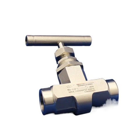 stainless steel high pressure needle valve for hydraulic systems and high-pressure instrumentation