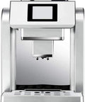 Front view of Programmable Coffee Maker With Built-In Grinder And Keep-Warm Plate Glass Carafe 2L Water Tank Removable Filter Basket