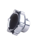 Side view of Polished Aluminum Oil Cap Cover For Camaro And Corvette And GM V8s Fits LSX LS1 LS2 LS3 LS4 LS6 And 3800 Series II