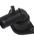 Electric Engine Water Pump With Thermostat Fits 13-18 Lexus ES300h 13-18 Toyota Avalon And 12-17 Camry 2.5L side view, black plastic construction.