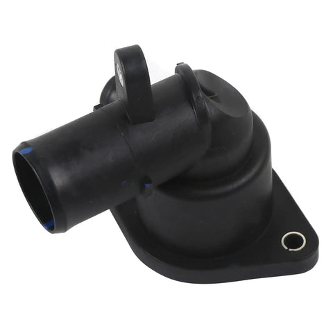 Electric Engine Water Pump With Thermostat Fits 13-18 Lexus ES300h 13-18 Toyota Avalon And 12-17 Camry 2.5L side view, black plastic construction.