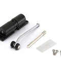 Simple Household Automatic Door Closer With Silent Close Invisible Mount 160 Mm X 126 Mm Black Finish and fitting parts
