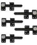 Rock Solid Sectional Sofa Connectors Heavy Duty Couch Brackets Plastic Furniture Clips With Screws Adjustable Locking Tabs pack of 5 connectors.