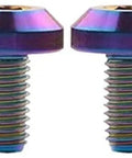 Straight Fire Titanium Bolts For Motorcycles And Bikes Hex Socket Hardware Built Tough Heavy Duty Hex Key Screws With Fresh Gold And Rainbow M8 Threads For 30Mm And 15Mm Builds displayed in a row.