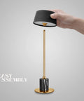 Assembly of Cordless Table Lamp Set Of 2 Rechargeable Battery Operated Lamps With 2000mAh Battery 18 Hour Run Time