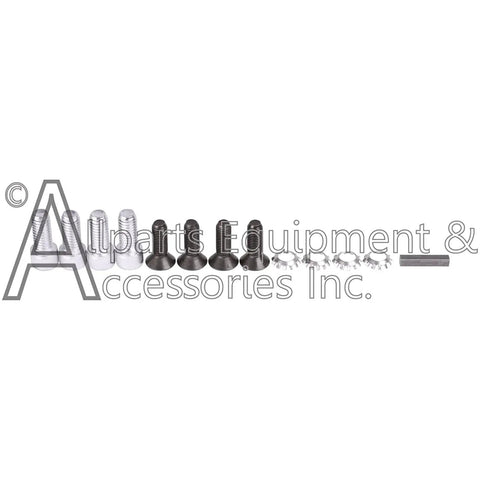 Beefed Up Replacement Horizontal Pump Kit for High Pressure Washer with bolts, washers, and 7/8 inch hollow shaft hardware