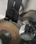 Close-up of Go-To CV Joint Axle Boot Clamp Pliers Tool with 24 Crimp Bands Ear Type Extension on automotive part.