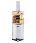 Compact 6V DC Gear Motor With Metal Gearbox For Tiny Projects N20 Micro Geared Motor in vertical view