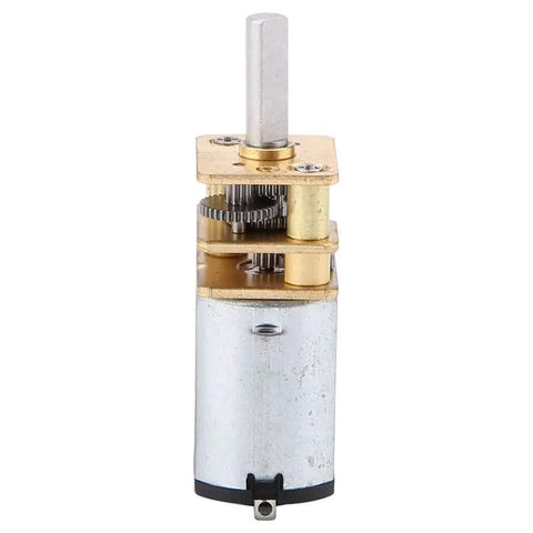 Compact 6V DC Gear Motor With Metal Gearbox For Tiny Projects N20 Micro Geared Motor in vertical view