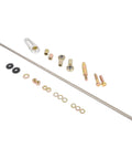 21 Inch Adjustable Transmission Column Shift Linkage Replacement For GM Chevy Vehicles ACA-1800 CB5010 Easy Install Beefed Up Durable Alloy Build For Precise Smooth Gear Shifts And Reliable Performance, rod and hardware