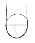 84 Inch Throttle Cable Replacement For Coleman KT196 CK196 And Hisun HS200GK Go Karts Fits 196cc 200cc 212cc Engines 6.5hp Line