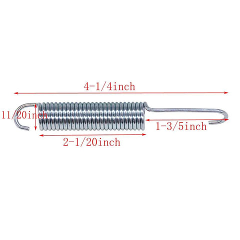 Tough As Nails Recliner Sofa Chair Spring Replacement Pair, 4-1/4 inch steel tension spring for heavy duty use.