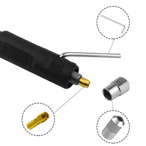 Flexible Drill Shaft Extension Universal Adapter parts for Dremel rotary tools, including chuck and wrench, fits corded and cordless drills