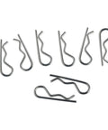 250 Piece Stainless Cotter Pin And Hairpin Kit With Spring Retaining Pins, Clip Pins For Auto Repair, DIY Projects, And Mechanical Maintenance, Durable, Easy Install And Removal; stainless hairpins