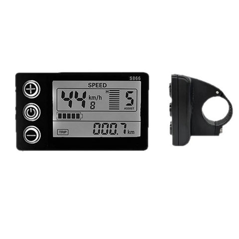 Display Screen For Q20 H20 H26 Pro Electric Bicycles Ride Ready All In One LCD Readout With Real Time Speed Odometer Battery Level PAS