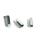 One Half Inch Snap On Open Plastic Strapping Seals For Polypropylene And Polyester Straps, Galvanized Steel, 1000 Pack, ASTM D3953-15