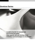 Glowtone Stainless Steel Kitchen Sink Topmount 60 40 Double Bowl With 3 Holes Satin Finish Heavy Gauge T304 close view