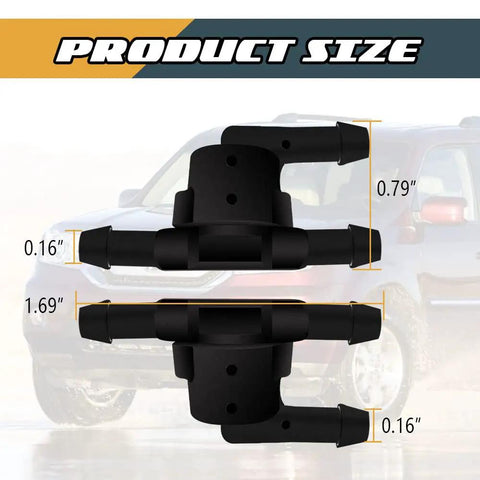 Product size details of Windshield Washer Nozzle Check Valve Replacement For Toyota Scion Lexus Direct Fit Front Wiper Washer Nozzle Kit