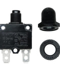 Silicone Dust Cap For Circuit Breakers 88 98 Series, Waterproof And Dirt Resistant Flat Cap, 11Mm Inner Diameter, Black