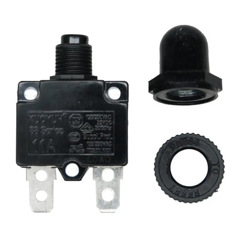 Silicone Dust Cap For Circuit Breakers 88 98 Series, Waterproof And Dirt Resistant Flat Cap, 11Mm Inner Diameter, Black