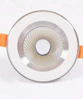 WKNHHL Recessed Lighting Housing Trim Kits Recessed Lamp Commercial Business Show Saving Embedded Ceiling Panel Lamp Household Decoration Led Downlight,White Light-5W,White Ligh with orange clips.