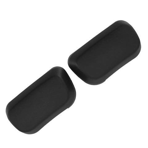 Durable Aramox Car Side Step End Caps Fit 2PC Assists For 1500 2500 3500 Cab Trucks 68193113AA Replacement Kit With Screws Perfect Fix black pair