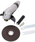 Badass Shop Ready 5 Inch Pneumatic Air Angle Grinder with disc and accessories for mean metal grinding and swift cleanup