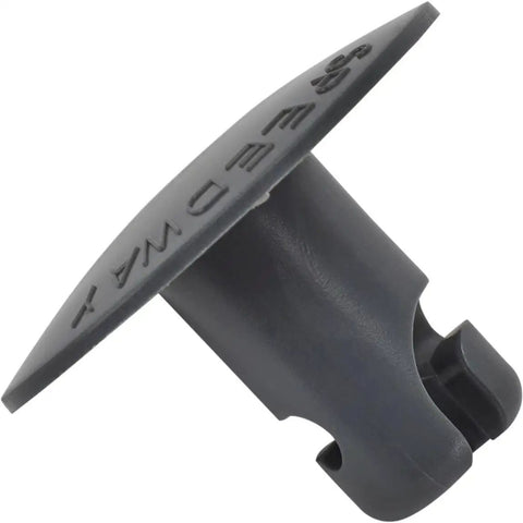 Extra Large Plastic Quarter Turn Fasteners Pack Of 10 Quick Grab Bump Latches With Half Inch Grip For Toolboxes Gear Bags And Vehicle Hoods Snug Click Lock Easy Pro Setup Black close-up view of a black plastic latch