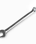 Half Inch Wrench With 15 Degree Offset And 12 Point Box End Industrial Grade Chrome Vanadium Steel Mirror Polished Finish Rustproof And Durable SAE Combination Tool For Heavy Duty Repairs.