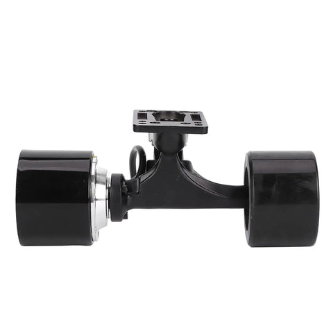 Side view of Electric Skateboard Hub Motor Kit With 74mm Wheels Beefed Up 350W External Rotor Brushless Drive for Shock Absorption