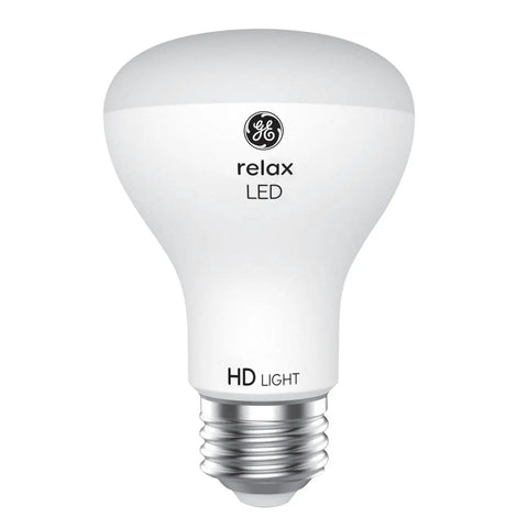 Relax 2-Pack 45W Equivalent Dimmable Soft White R20 LED Light Bulbs For Recessed And Track Lighting 2700K Warm White 450 Lumens 7W